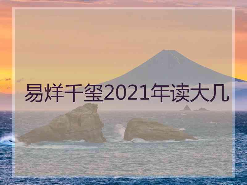 易烊千玺2021年读大几