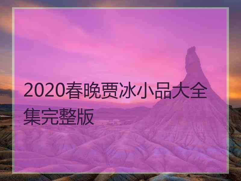 2020春晚贾冰小品大全集完整版