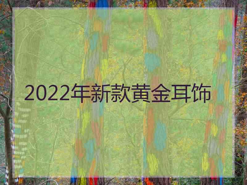 2022年新款黄金耳饰