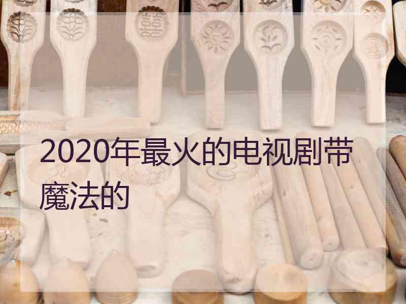 2020年最火的电视剧带魔法的