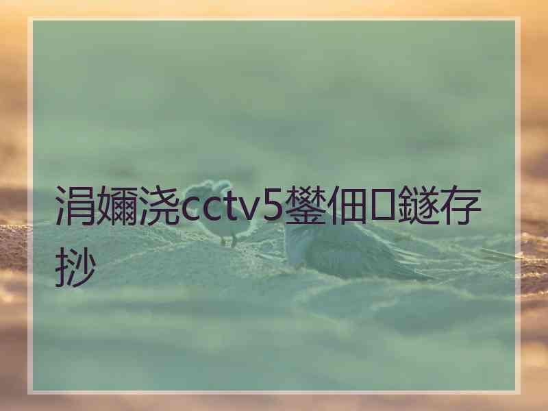 涓嬭浇cctv5鐢佃鐩存挱