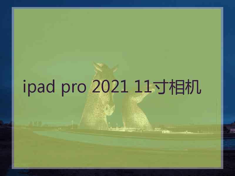 ipad pro 2021 11寸相机