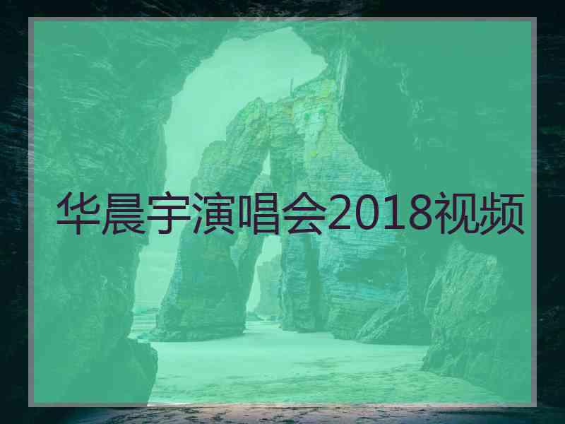 华晨宇演唱会2018视频