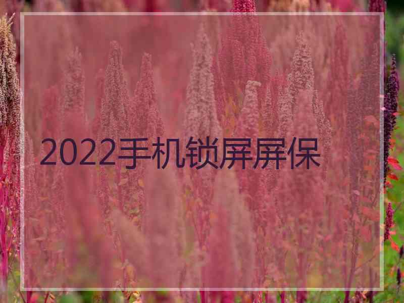 2022手机锁屏屏保