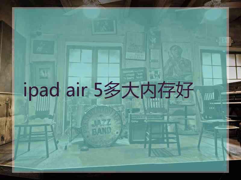 ipad air 5多大内存好