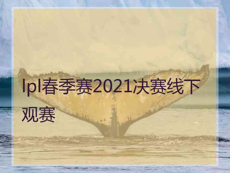 lpl春季赛2021决赛线下观赛