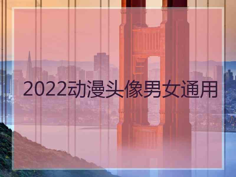 2022动漫头像男女通用