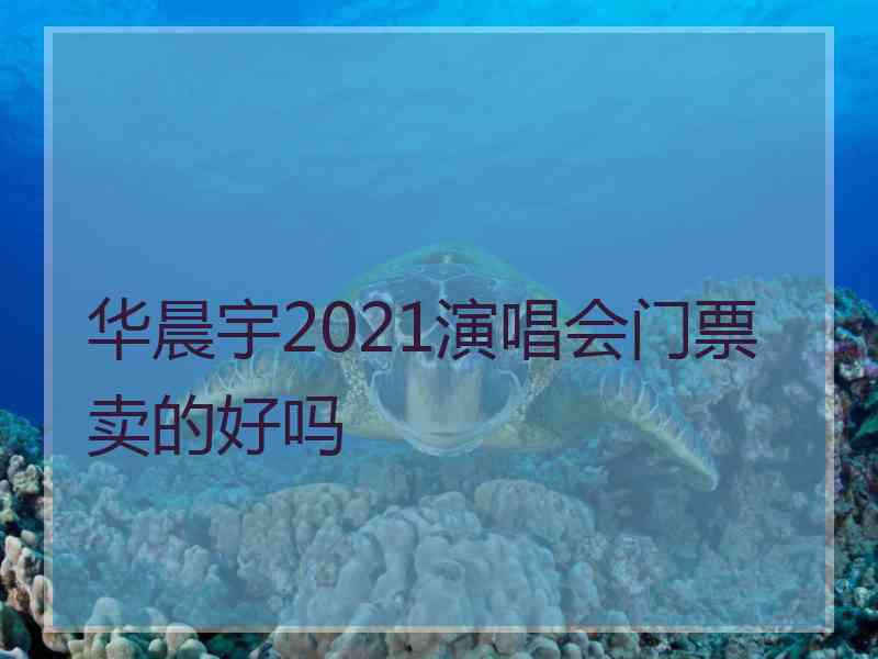 华晨宇2021演唱会门票卖的好吗