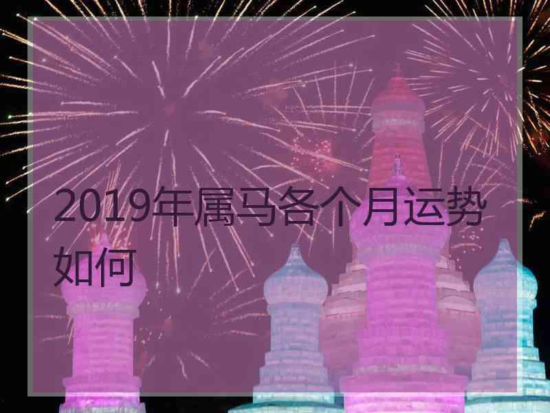 2019年属马各个月运势如何