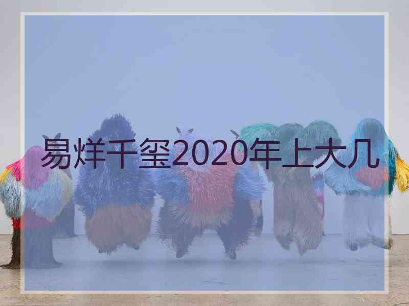 易烊千玺2020年上大几