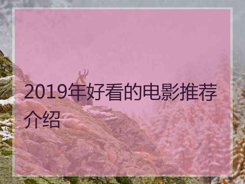 2019年好看的电影推荐介绍