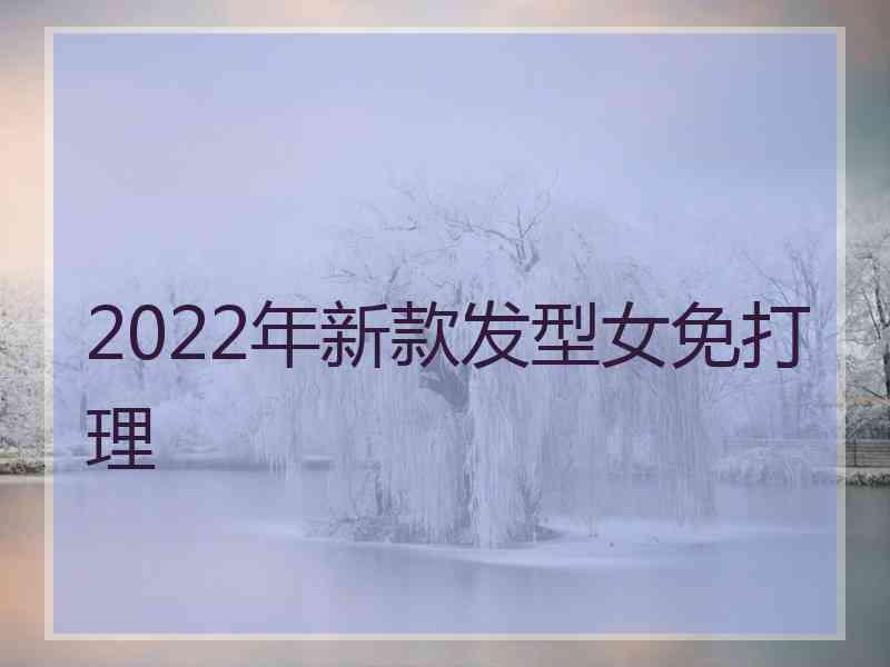 2022年新款发型女免打理