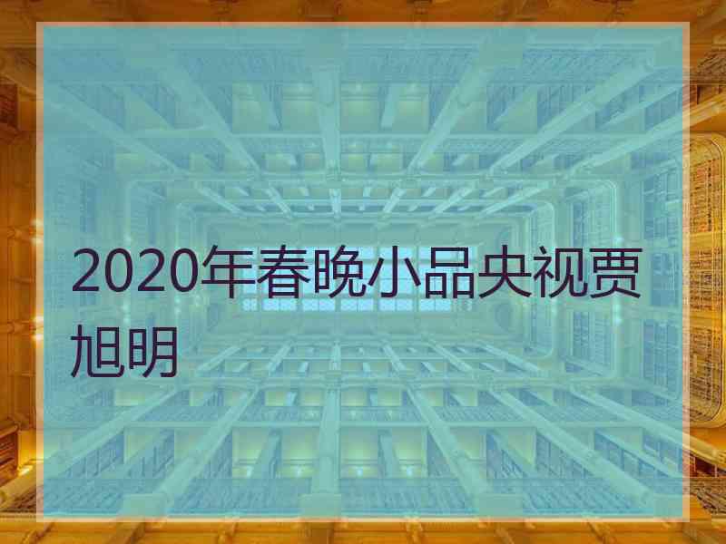 2020年春晚小品央视贾旭明