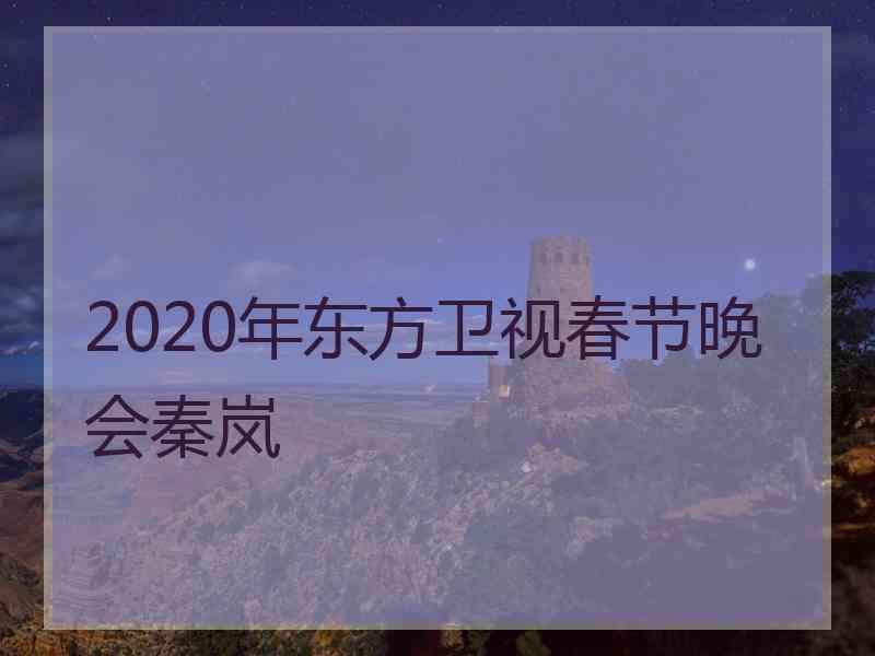 2020年东方卫视春节晚会秦岚