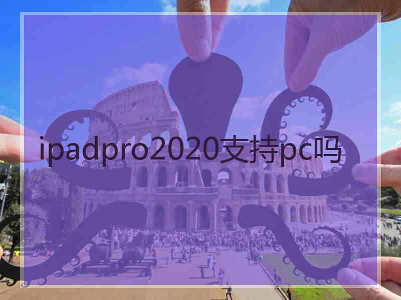 ipadpro2020支持pc吗