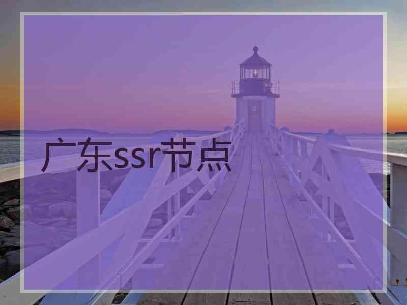 广东ssr节点