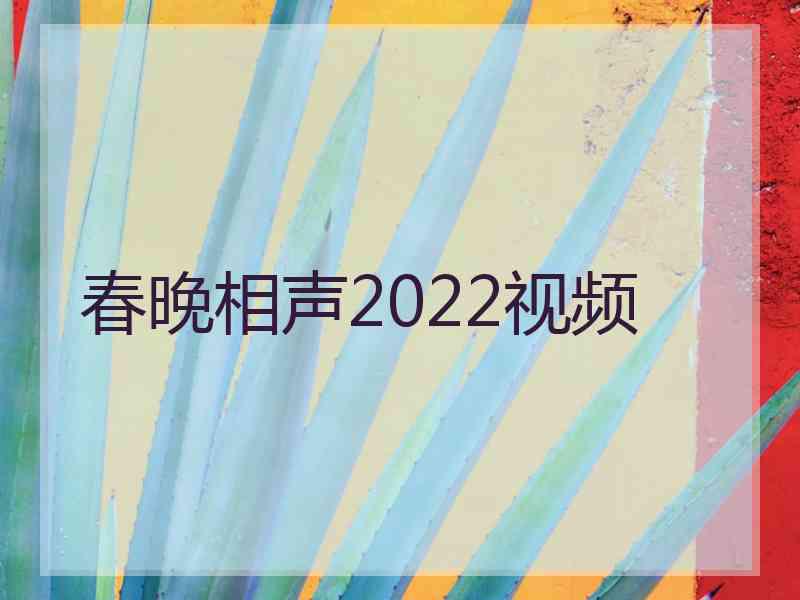 春晚相声2022视频