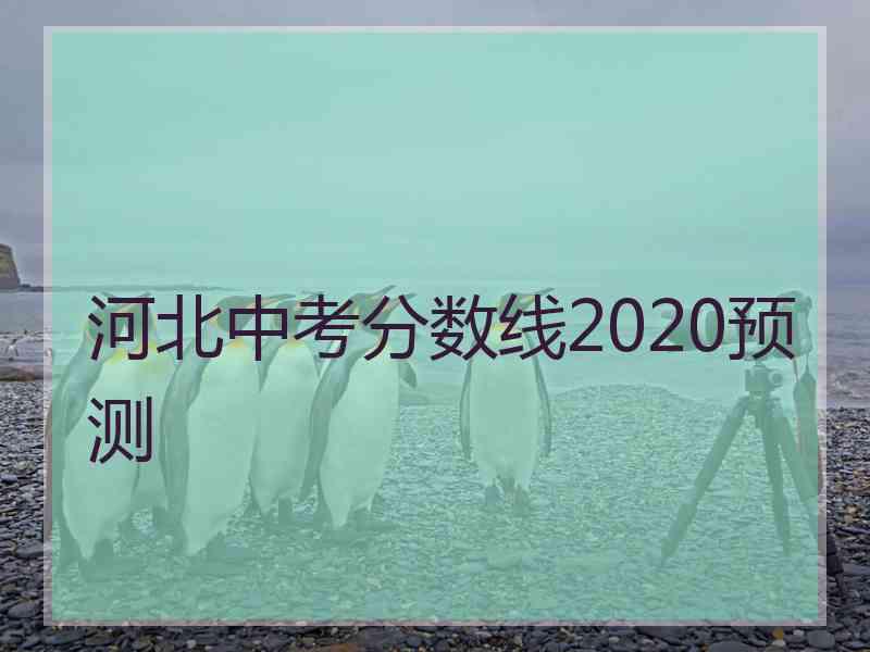 河北中考分数线2020预测