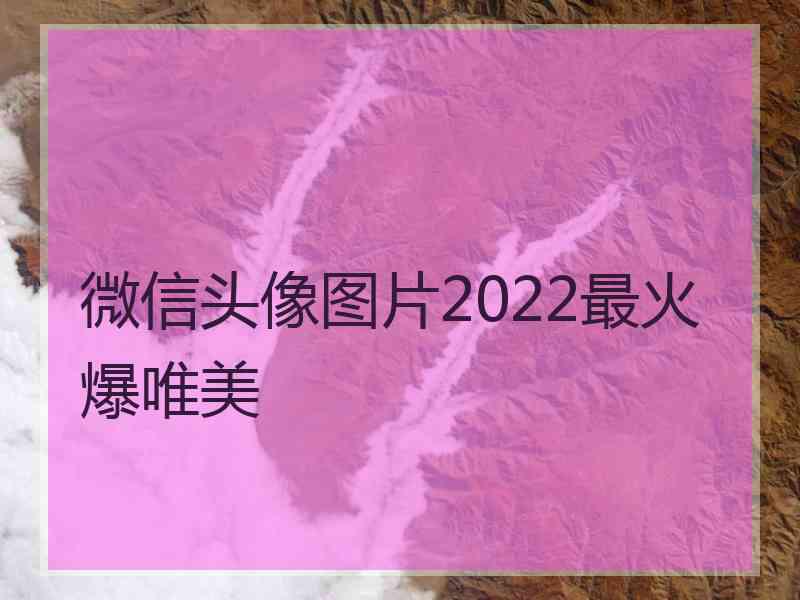 微信头像图片2022最火爆唯美