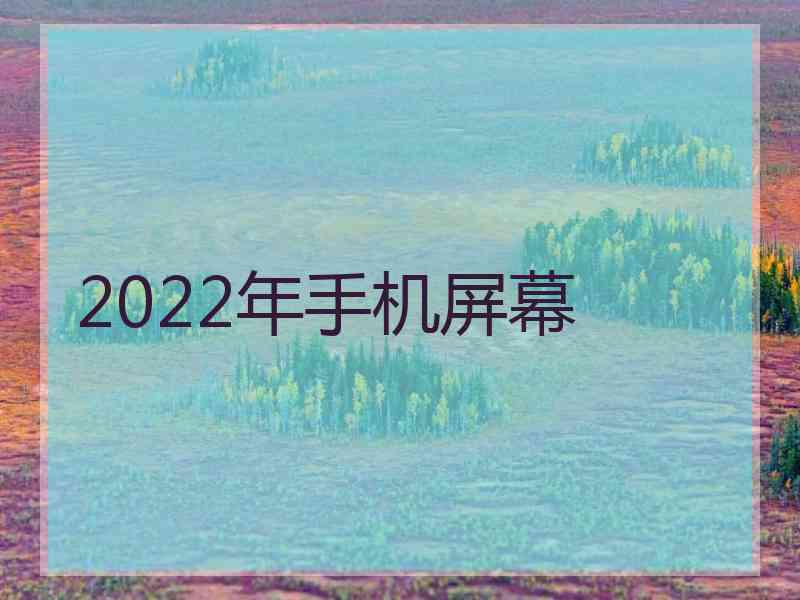 2022年手机屏幕