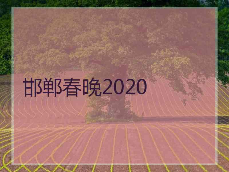 邯郸春晚2020