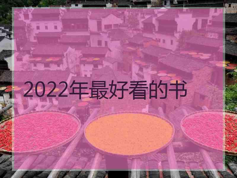 2022年最好看的书