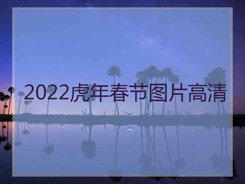 2022虎年春节图片高清