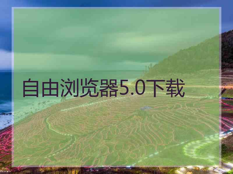 自由浏览器5.0下载