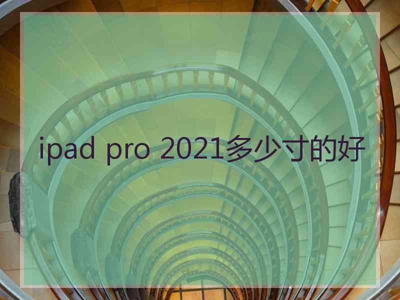 ipad pro 2021多少寸的好