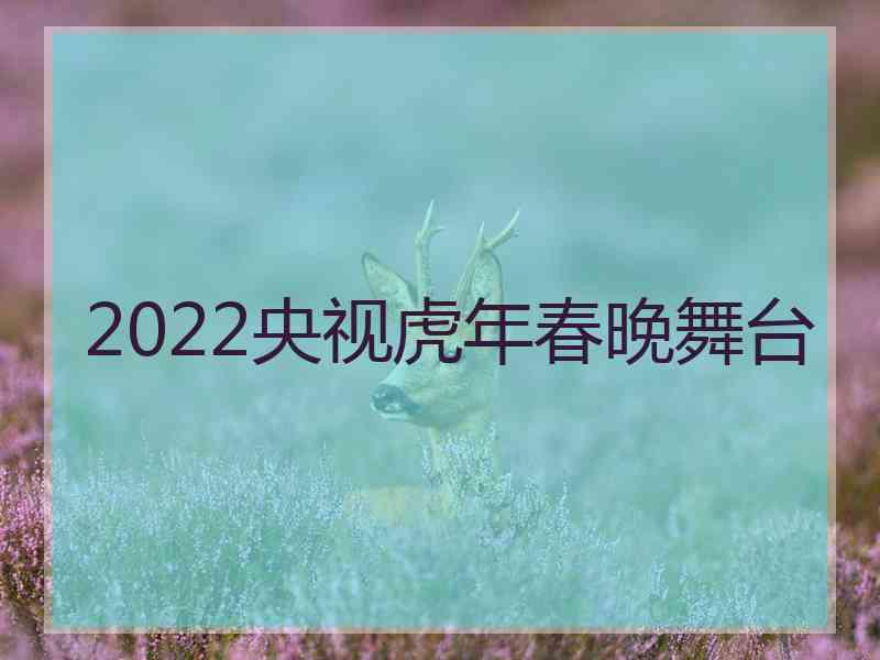 2022央视虎年春晚舞台