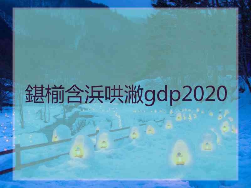 鍖椾含浜哄潎gdp2020