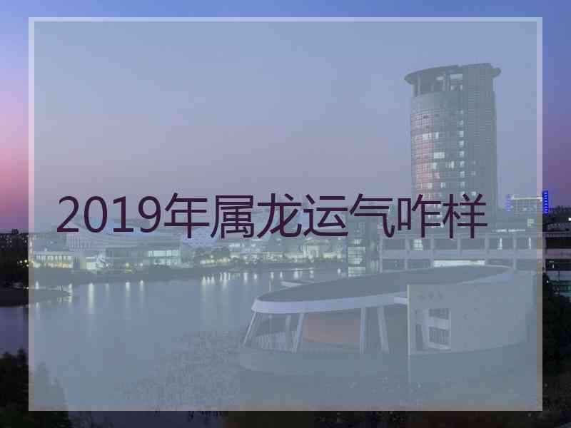 2019年属龙运气咋样