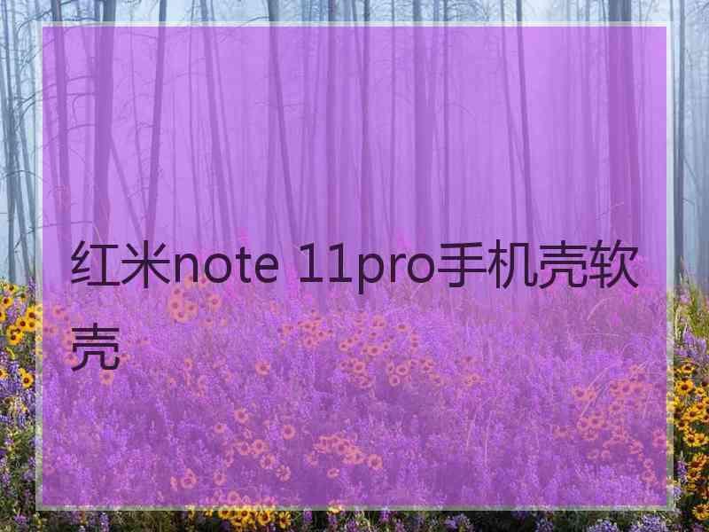 红米note 11pro手机壳软壳