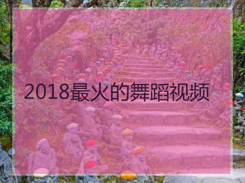 2018最火的舞蹈视频