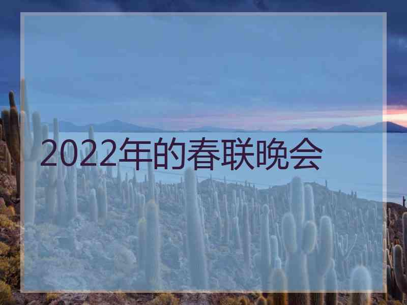 2022年的春联晚会