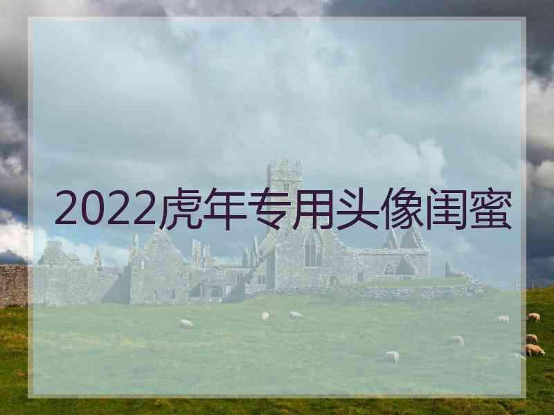 2022虎年专用头像闺蜜