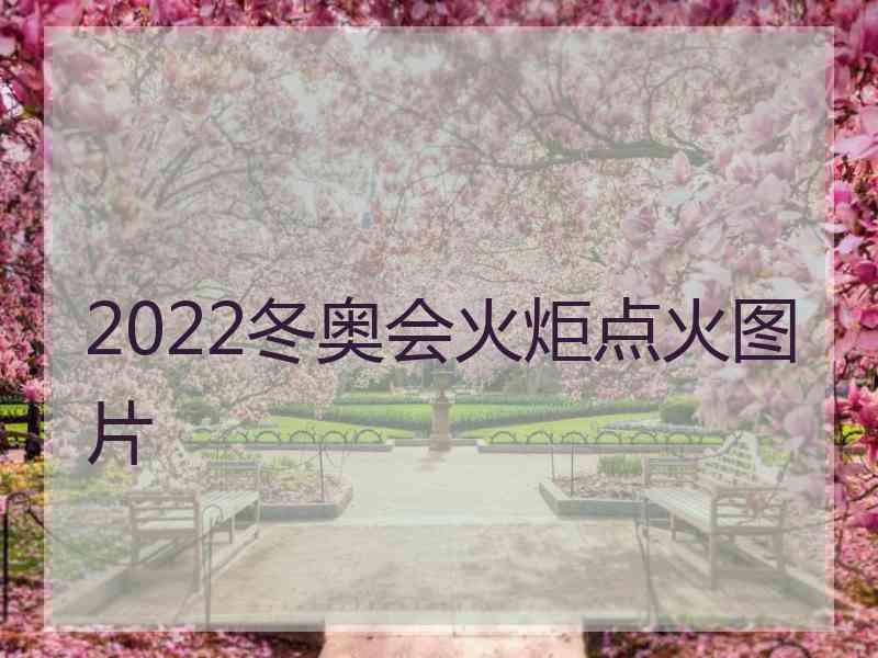 2022冬奥会火炬点火图片