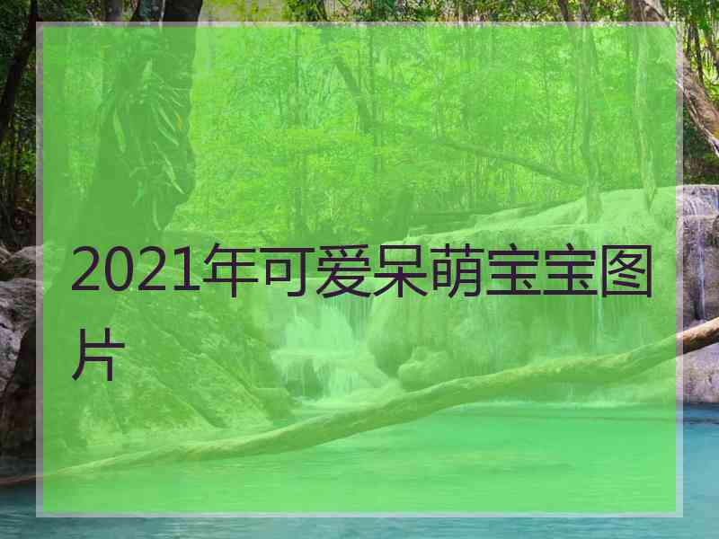 2021年可爱呆萌宝宝图片