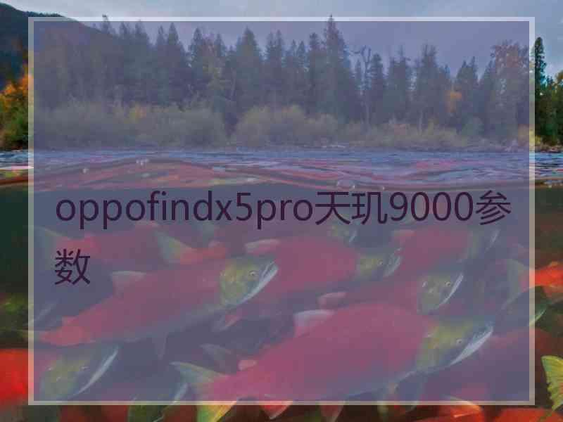 oppofindx5pro天玑9000参数