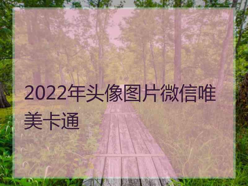 2022年头像图片微信唯美卡通