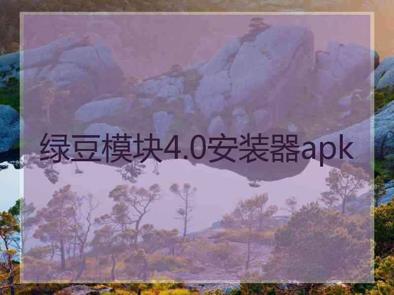 绿豆模块4.0安装器apk