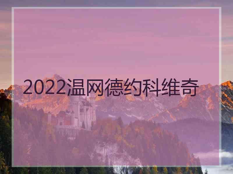 2022温网德约科维奇