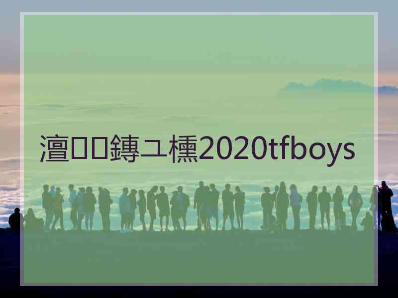 澶鏄ユ櫄2020tfboys