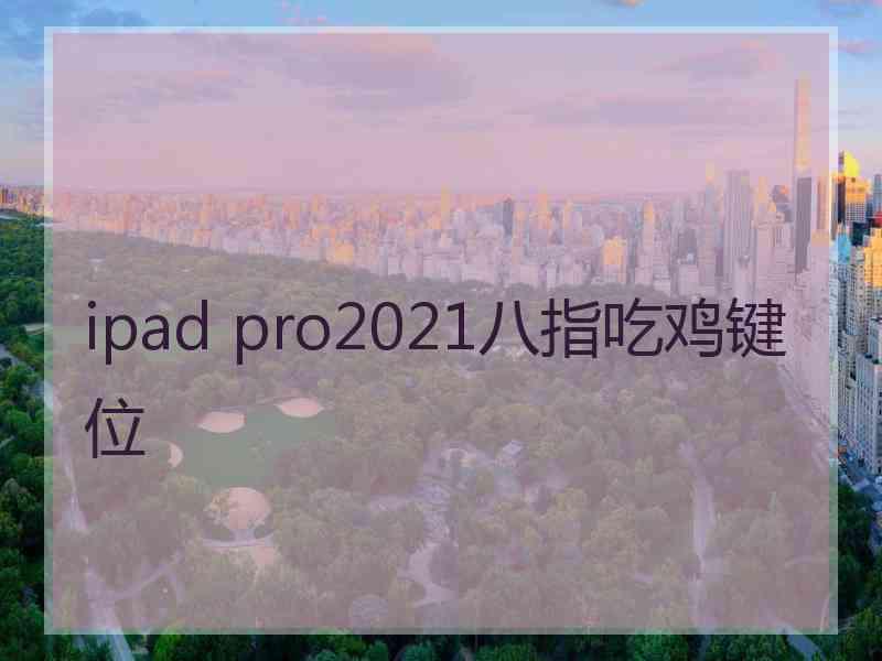 ipad pro2021八指吃鸡键位