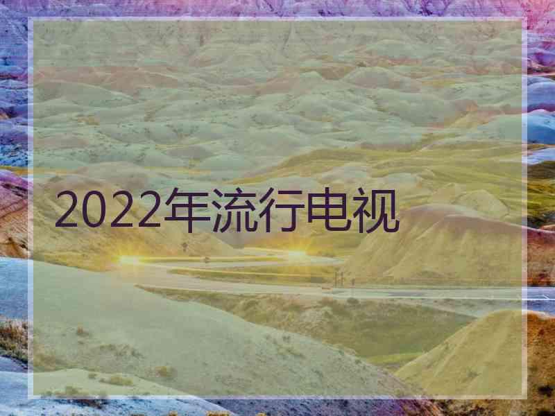 2022年流行电视