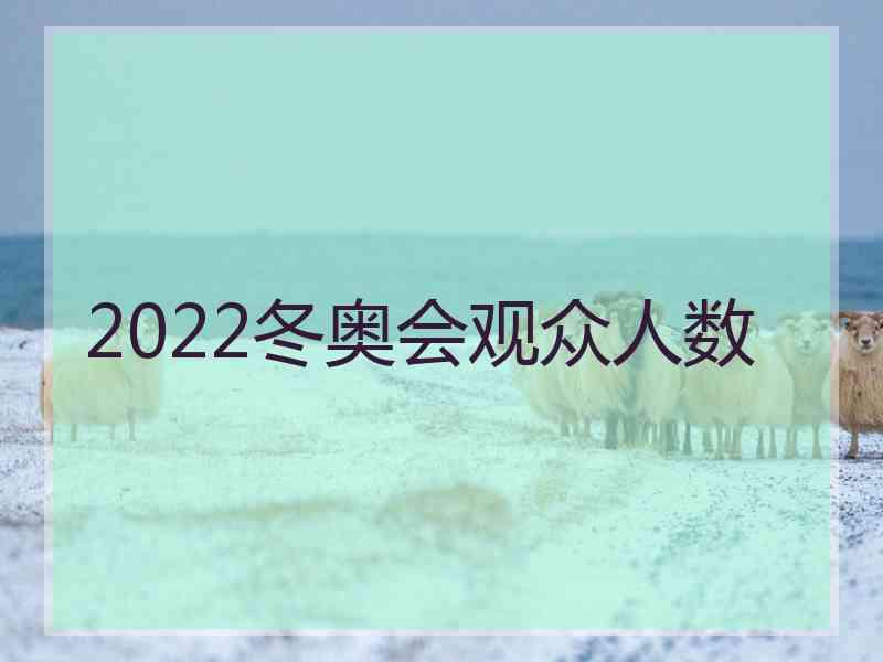 2022冬奥会观众人数