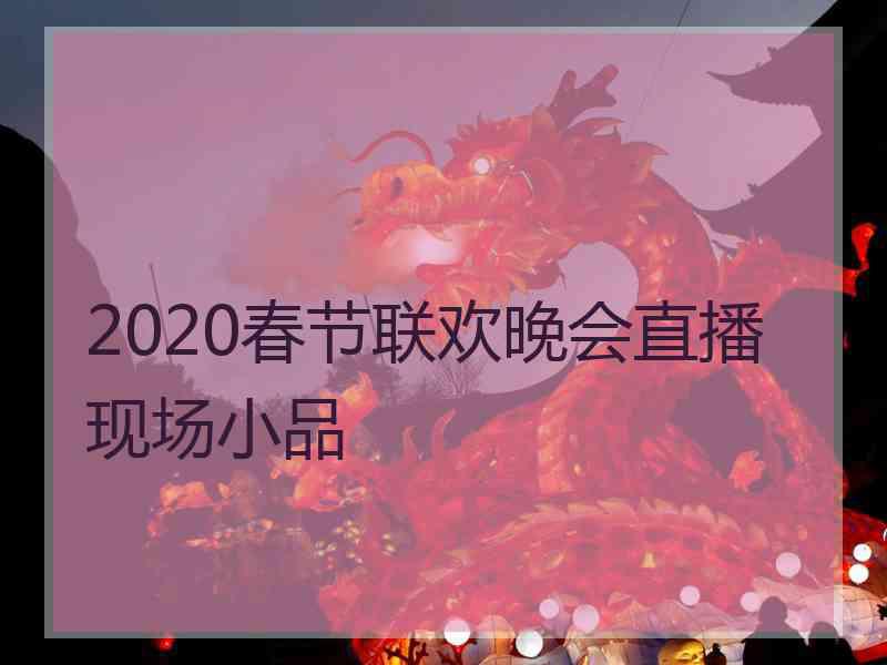 2020春节联欢晚会直播现场小品