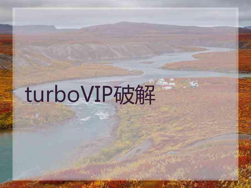 turboVIP破解