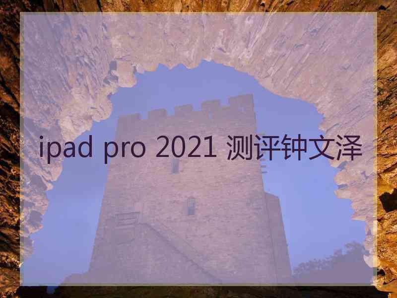 ipad pro 2021 测评钟文泽