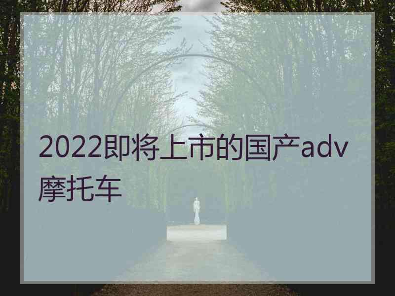 2022即将上市的国产adv摩托车